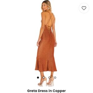 Never worn - tags still on - Misha - Greta Dress in Copper Size 6